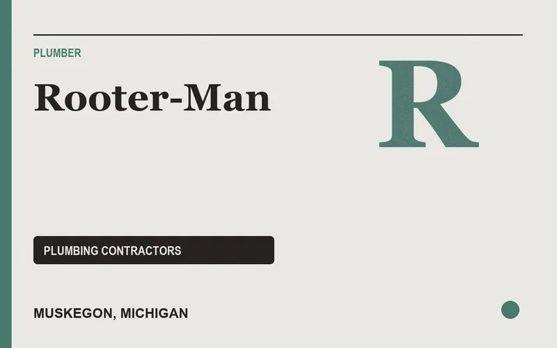 Rooter-Man in Muskegon, Michigan