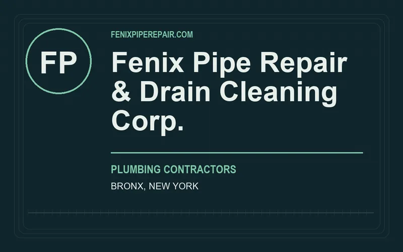 Fenix Pipe Repair & Drain Cleaning Corp. in Bronx, New York