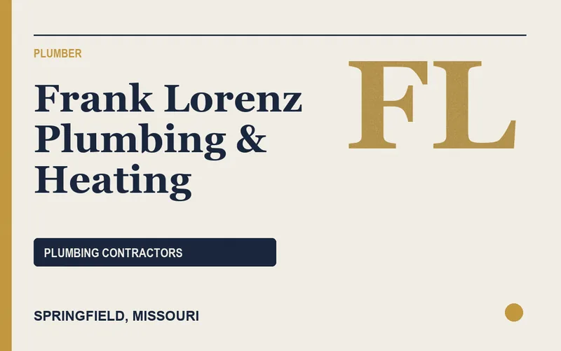 Frank Lorenz Plumbing & Heating in Springfield, Missouri