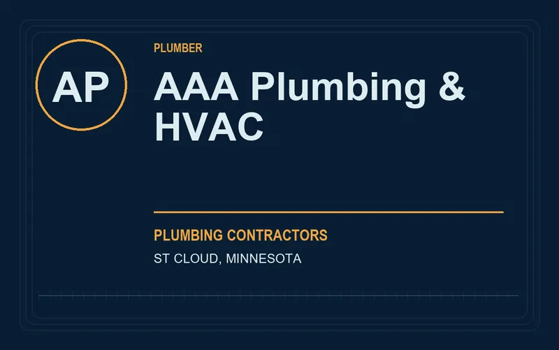 AAA Plumbing & HVAC in St Cloud, Minnesota