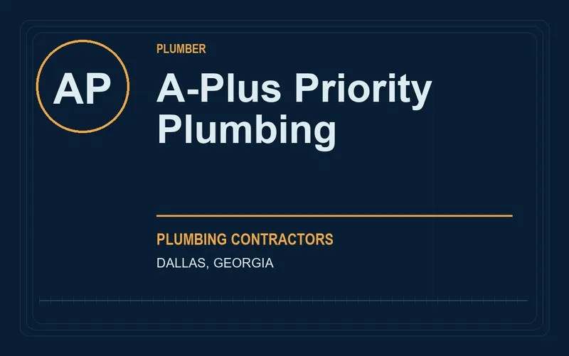 A-Plus Priority Plumbing in Dallas, Georgia