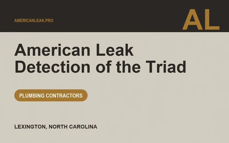 American Leak Detection of the Triad in Lexington, North Carolina