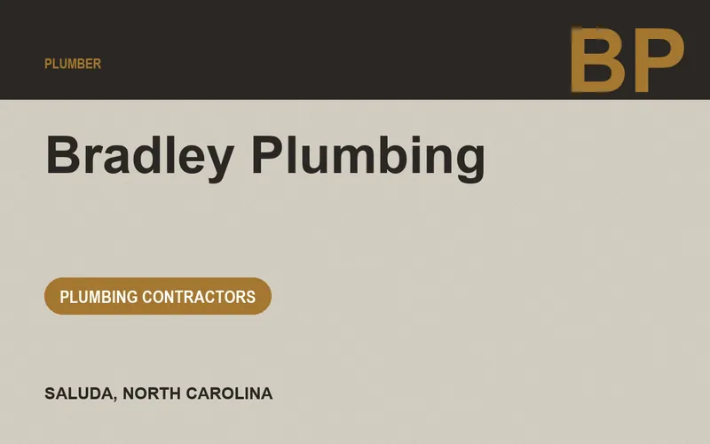 Bradley Plumbing in Saluda, North Carolina