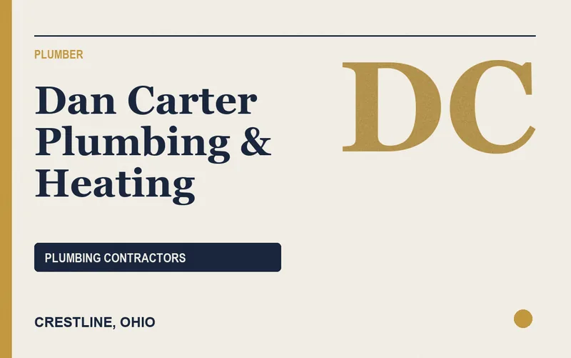 Dan Carter Plumbing & Heating in Crestline, Ohio