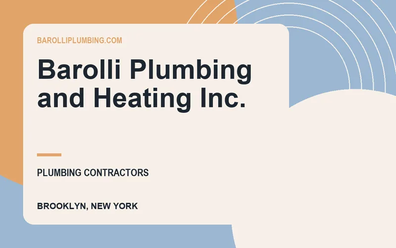 Barolli Plumbing and Heating Inc. in Brooklyn, New York