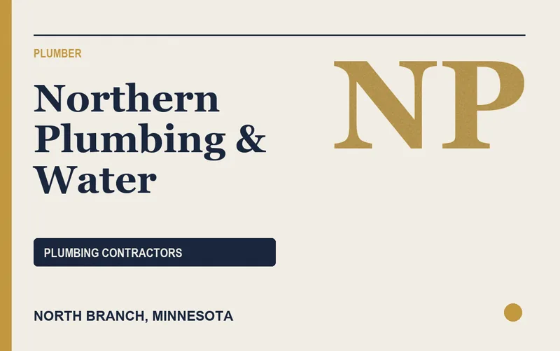 Northern Plumbing & Water in North Branch, Minnesota