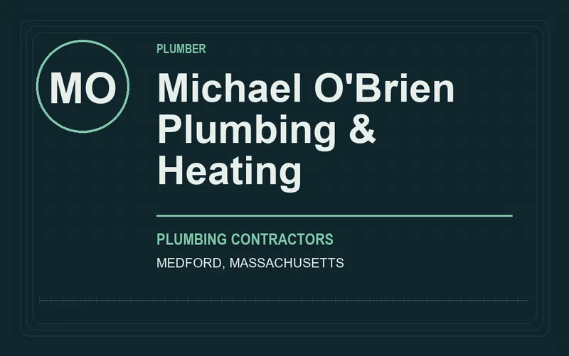 Michael O'Brien Plumbing & Heating in Medford, Massachusetts