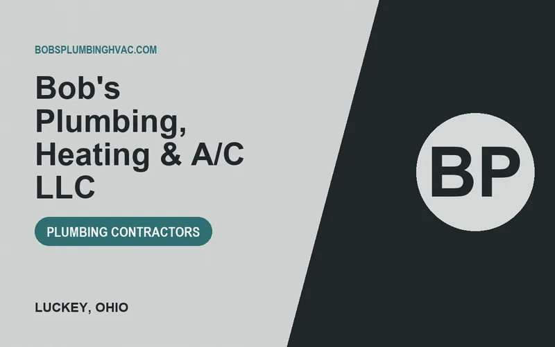 Bob's Plumbing, Heating & A/C LLC in Luckey, Ohio