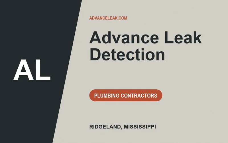 Advance Leak Detection in Ridgeland, Mississippi