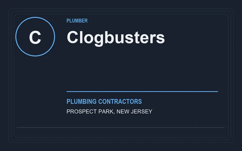 Clogbusters in Prospect Park, New Jersey