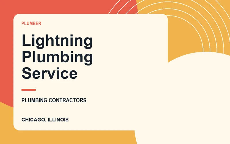 Lightning Plumbing Service in Chicago, Illinois