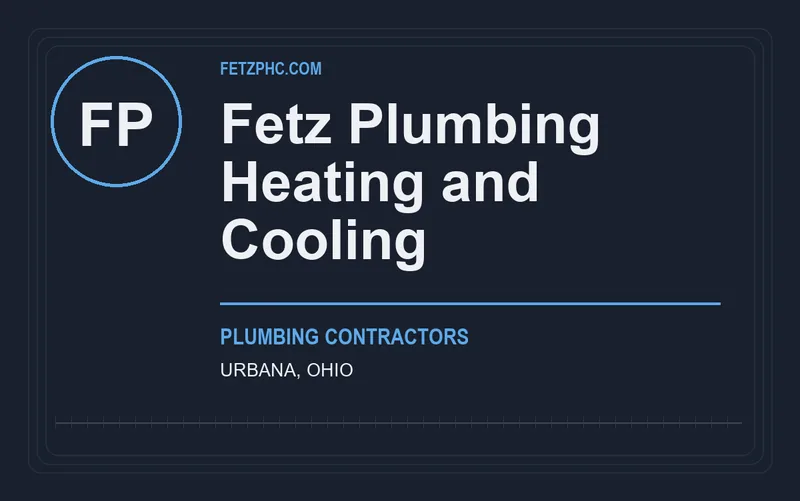 Fetz Plumbing Heating and Cooling in Urbana, Ohio