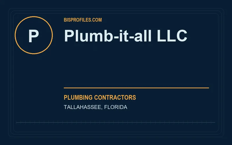 Plumb-it-all LLC in Tallahassee, Florida