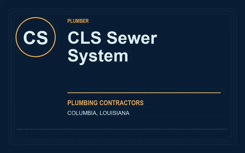 CLS Sewer System in Columbia, Louisiana