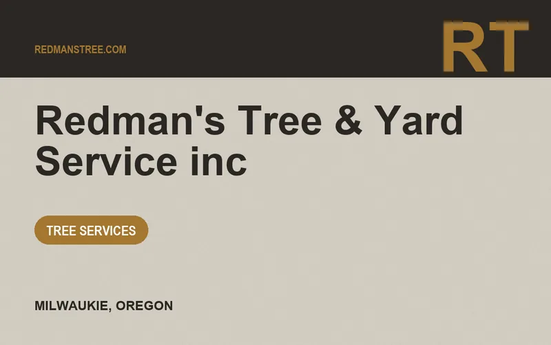 Redman's Tree & Yard Service inc in Milwaukie, Oregon