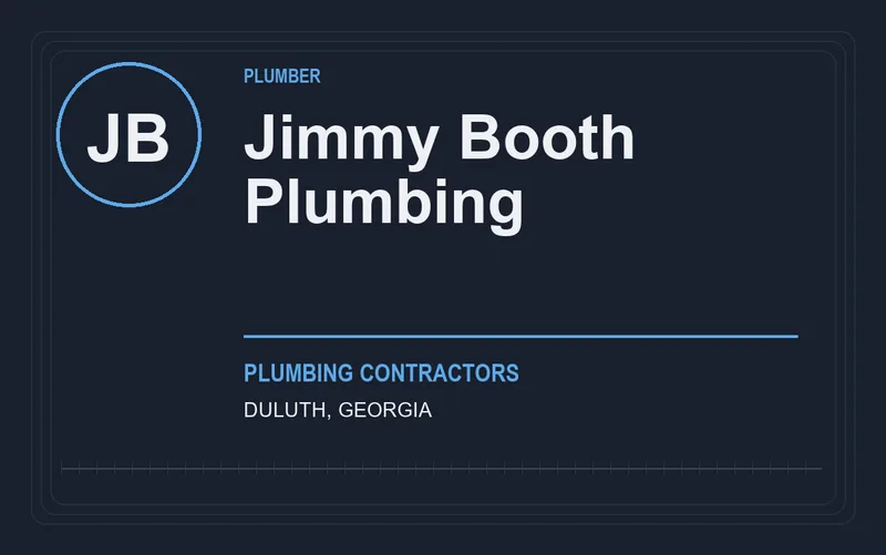 Jimmy Booth Plumbing in Duluth, Georgia