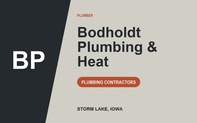 Bodholdt Plumbing & Heat in Storm Lake, Iowa