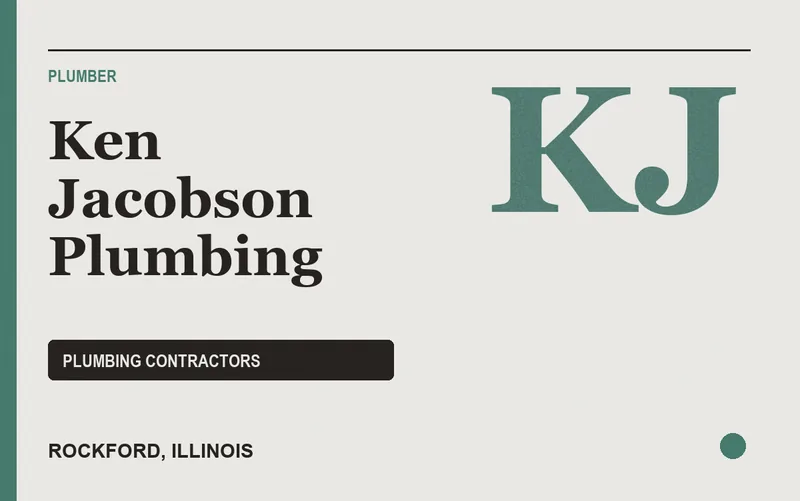 Ken Jacobson Plumbing in Rockford, Illinois