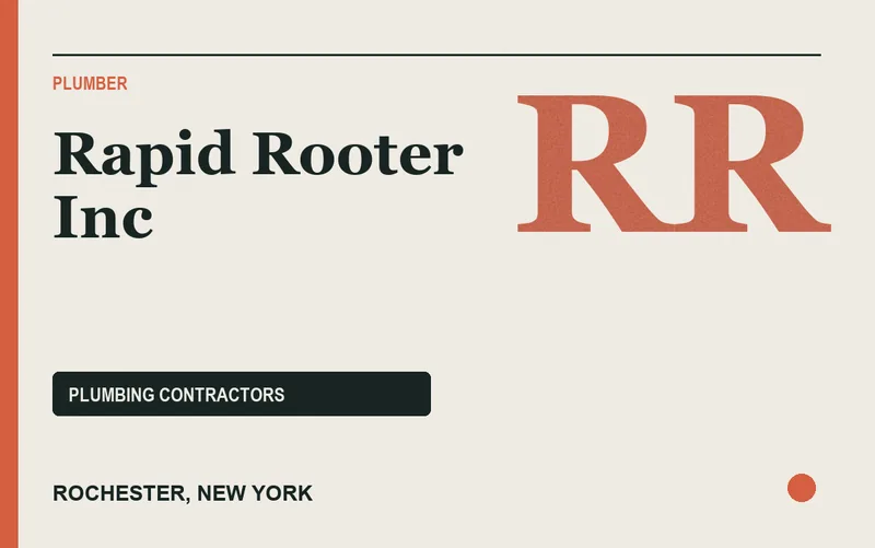 Rapid Rooter Inc in Rochester, New York