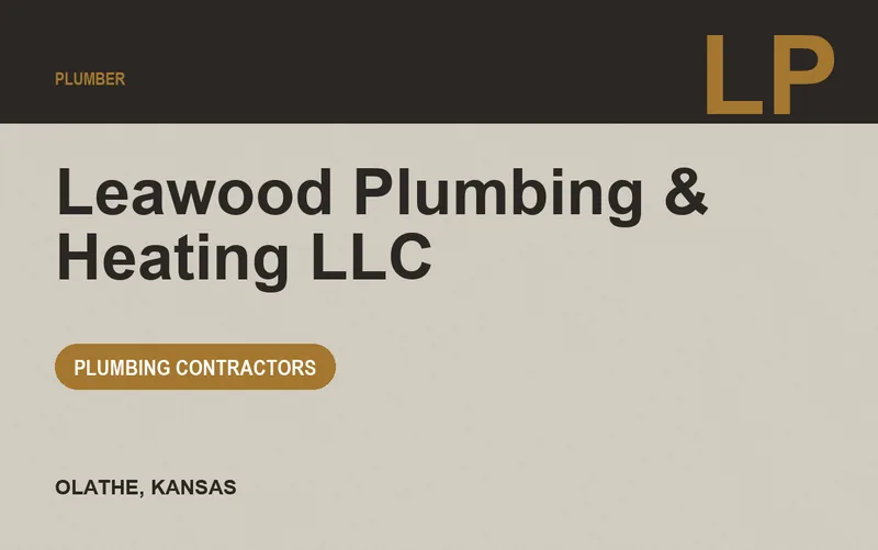 Leawood Plumbing & Heating Llc in Olathe, Kansas