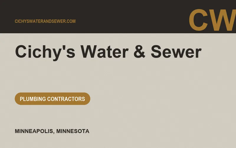 Cichy's Water & Sewer in Minneapolis, Minnesota