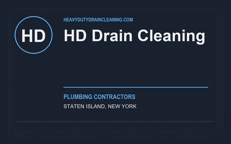 HD Drain Cleaning in Staten Island, New York