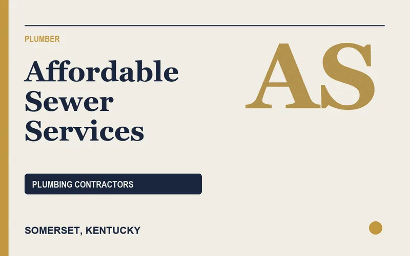 Affordable Sewer Services in Somerset, Kentucky