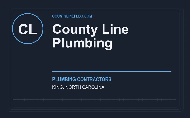 County Line Plumbing in King, North Carolina