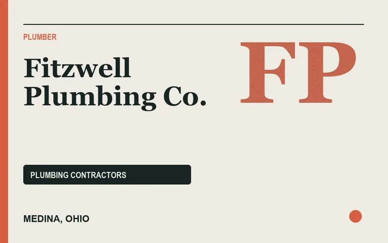 Fitzwell Plumbing Co. in Medina, Ohio