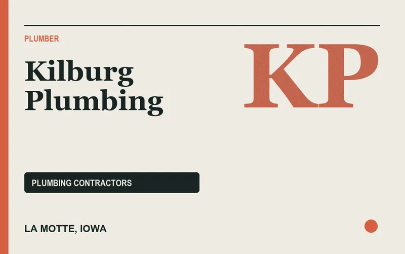 Kilburg Plumbing in La Motte, Iowa