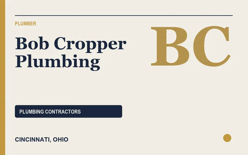 Bob Cropper Plumbing in Cincinnati, Ohio