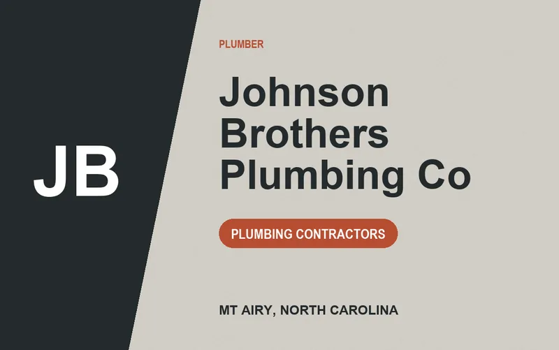 Johnson Brothers Plumbing Co in Mt Airy, North Carolina
