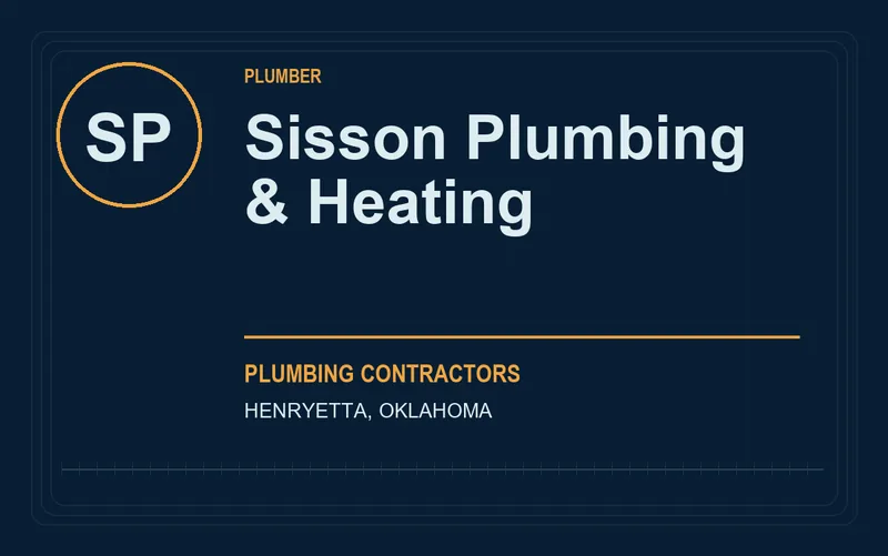 Sisson Plumbing & Heating in Henryetta, Oklahoma