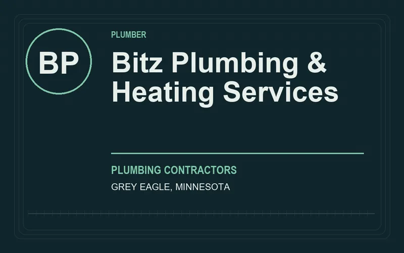 Bitz Plumbing & Heating Services in Grey Eagle, Minnesota
