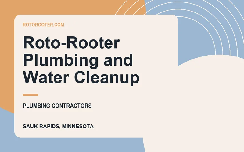 Roto-Rooter Plumbing and Water Cleanup in Sauk Rapids, Minnesota