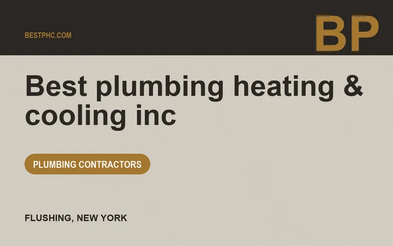 Best plumbing heating & cooling inc in Flushing, New York