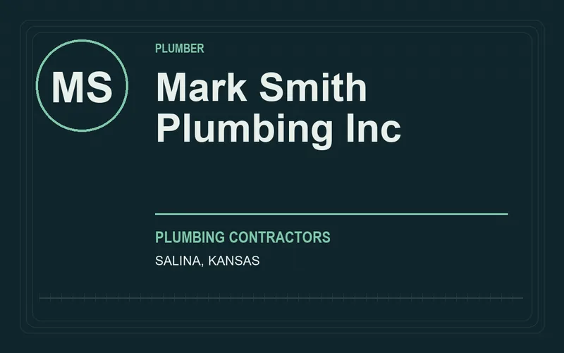 Mark Smith Plumbing Inc in Salina, Kansas