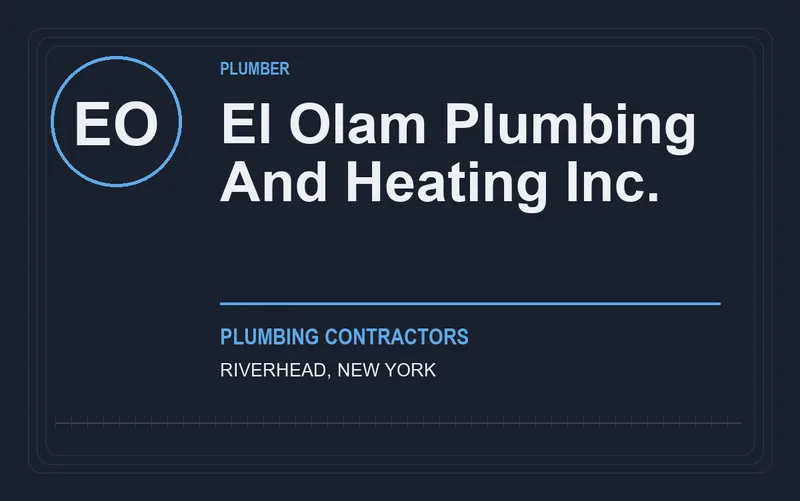 El Olam Plumbing And Heating Inc. in Riverhead, New York