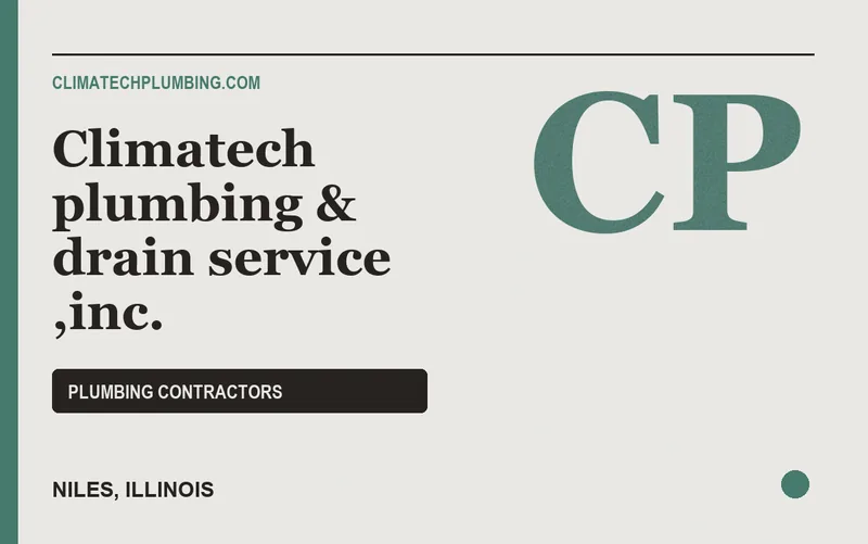 Climatech plumbing & drain service ,inc. in Niles, Illinois