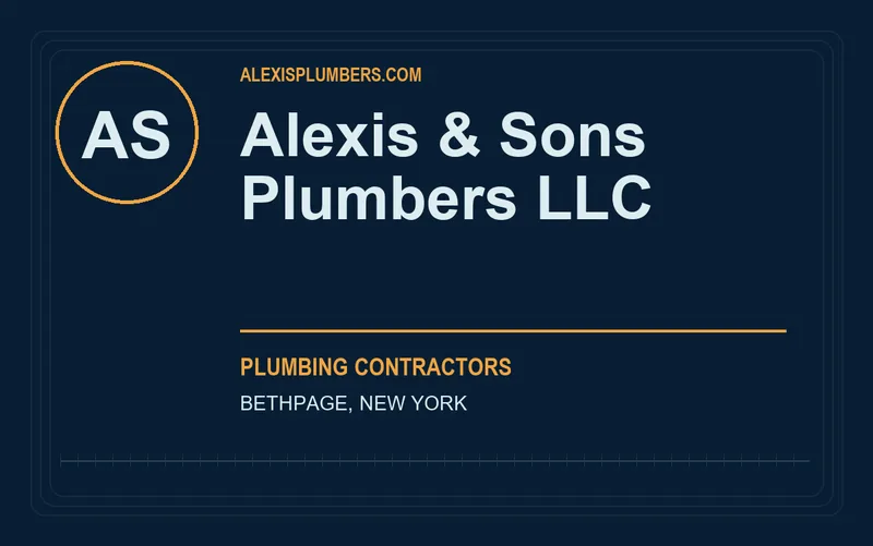 Alexis & Sons Plumbers LLC in Bethpage, New York