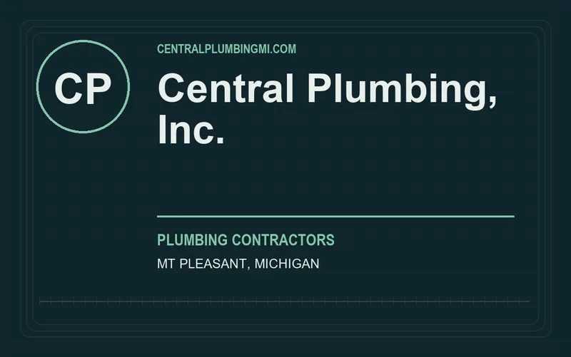 Central Plumbing, Inc. in Mt Pleasant, Michigan
