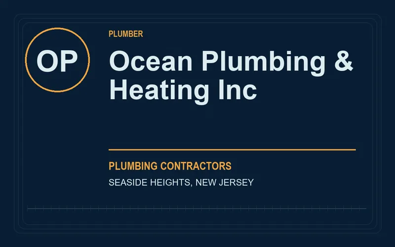 Ocean Plumbing & Heating Inc in Seaside Heights, New Jersey
