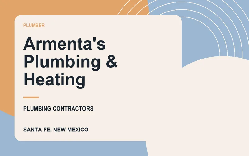 Armenta's Plumbing & Heating in Santa Fe, New Mexico