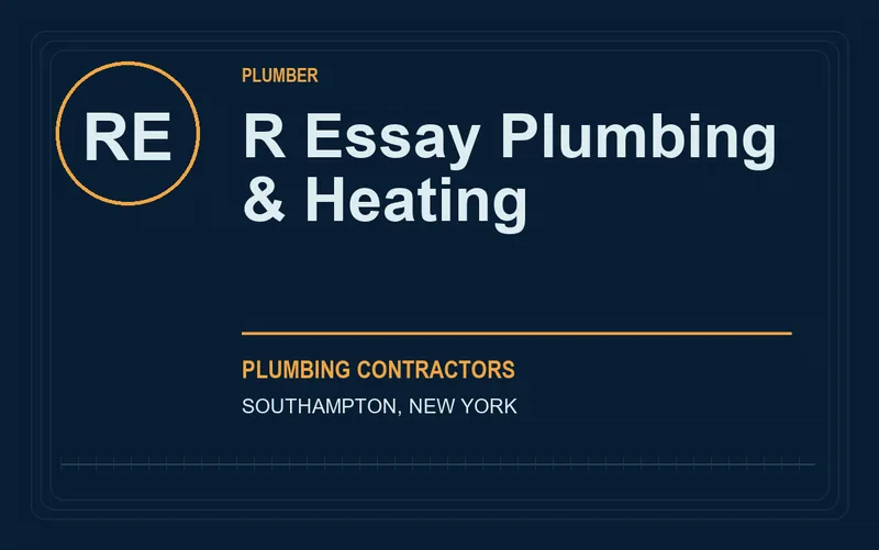 R Essay Plumbing & Heating in Southampton, New York
