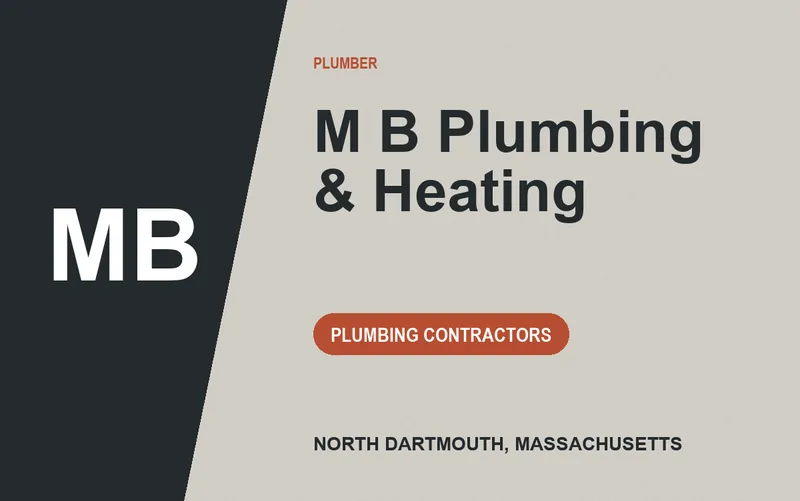 M B Plumbing & Heating in North Dartmouth, Massachusetts