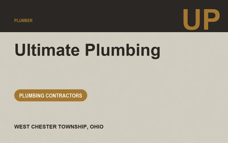 Ultimate Plumbing in West Chester Township, Ohio