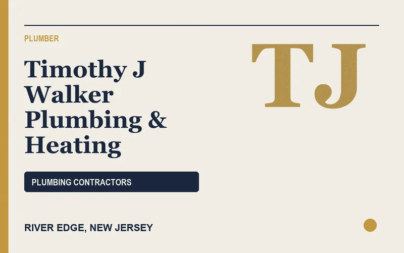 Timothy J Walker Plumbing & Heating in River Edge, New Jersey