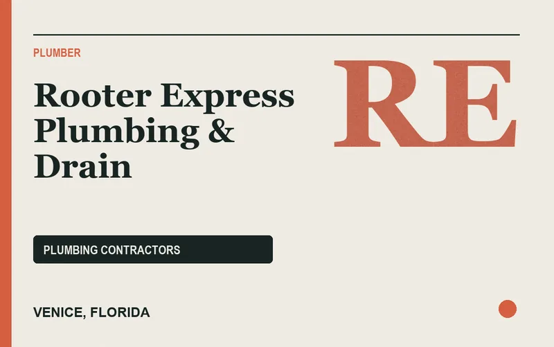 Rooter Express Plumbing & Drain in Venice, Florida