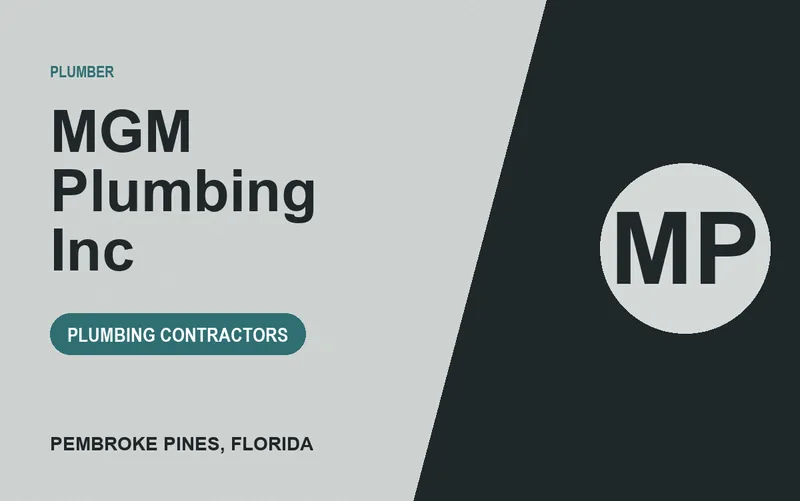 MGM Plumbing Inc in Pembroke Pines, Florida