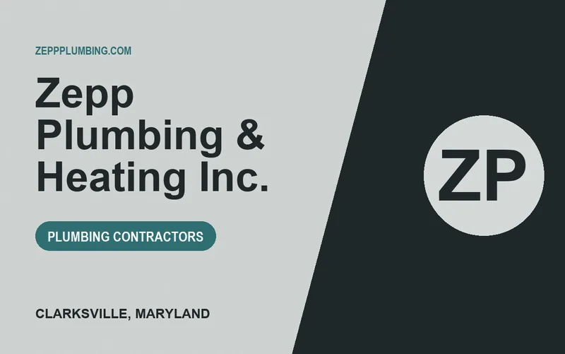 Zepp Plumbing & Heating Inc. in Clarksville, Maryland